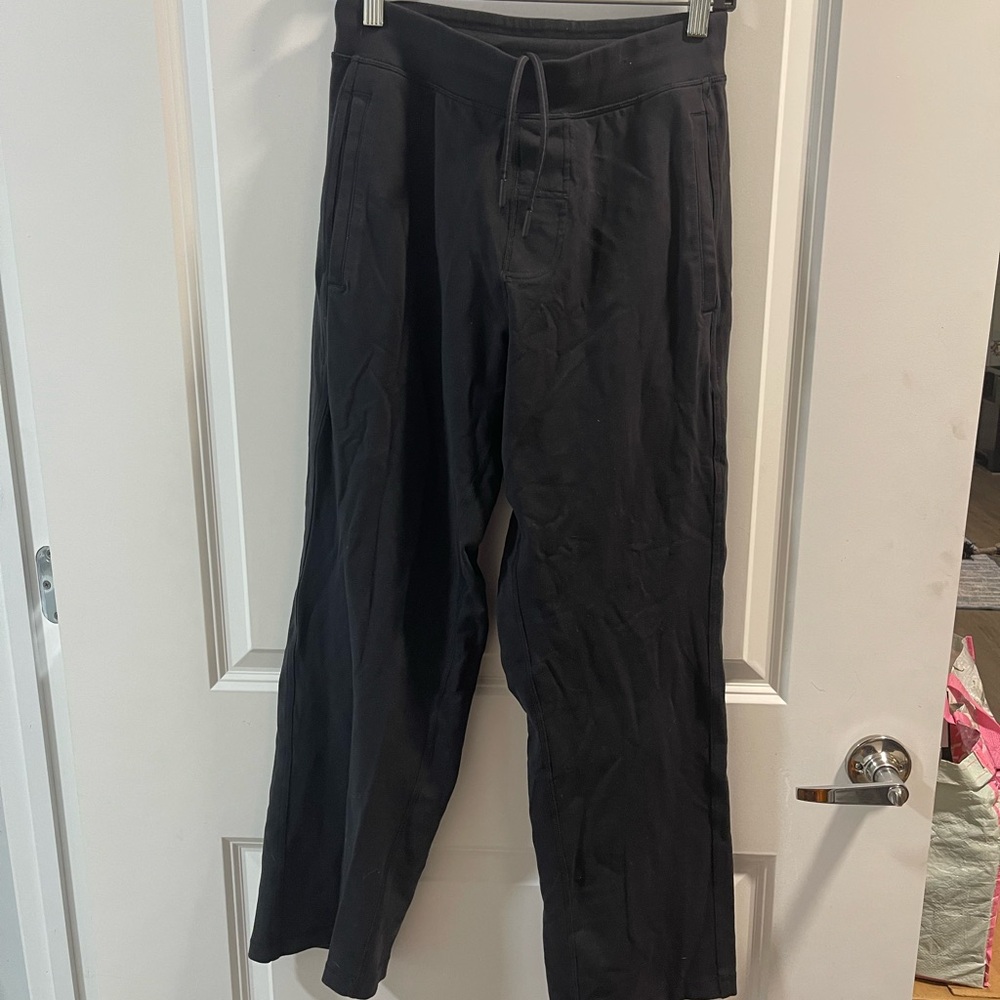 Lululemon Men’s Wide Leg Pants Black Good Condition